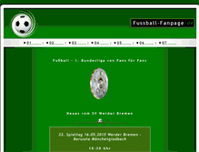 Tablet Screenshot of fussball-fanpage.de